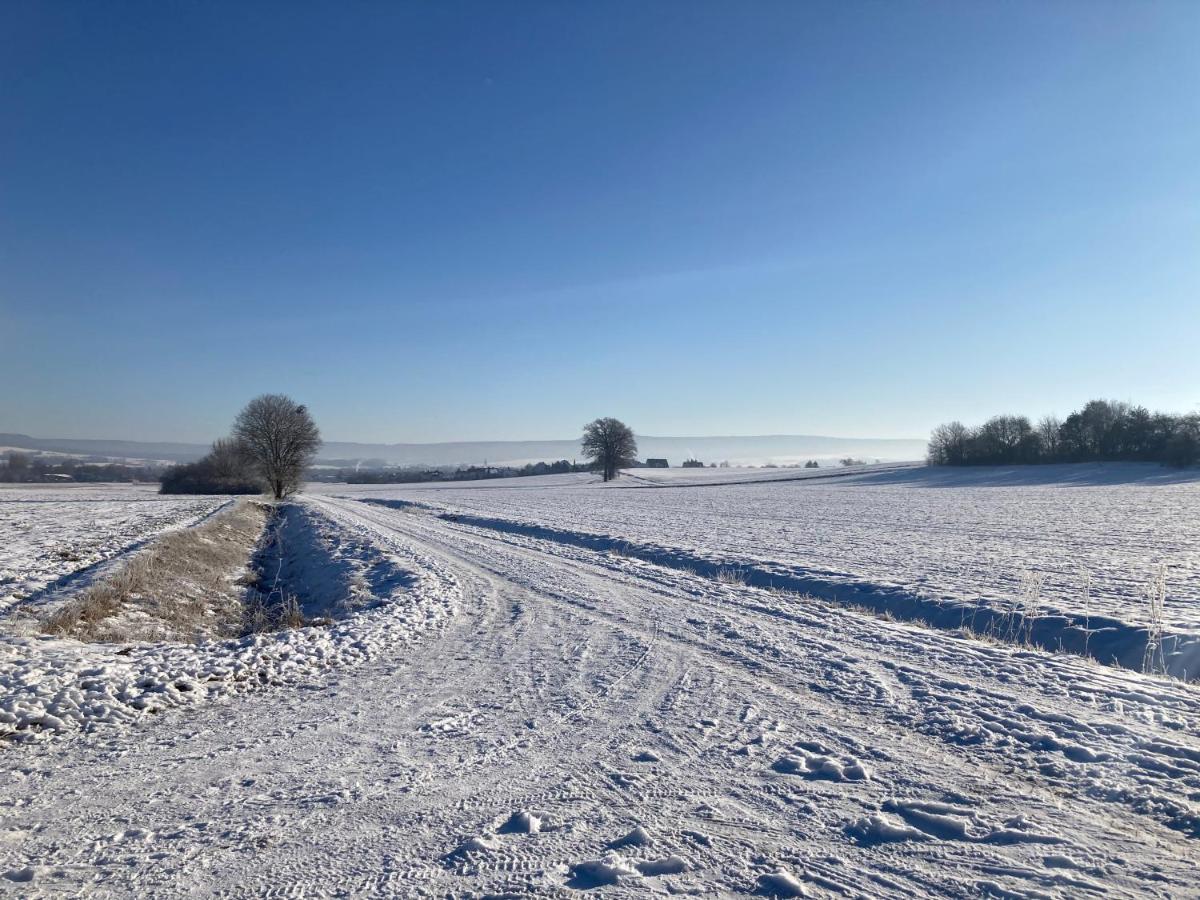 Ferienwohnung Franken Hallerndorf Bagian luar foto